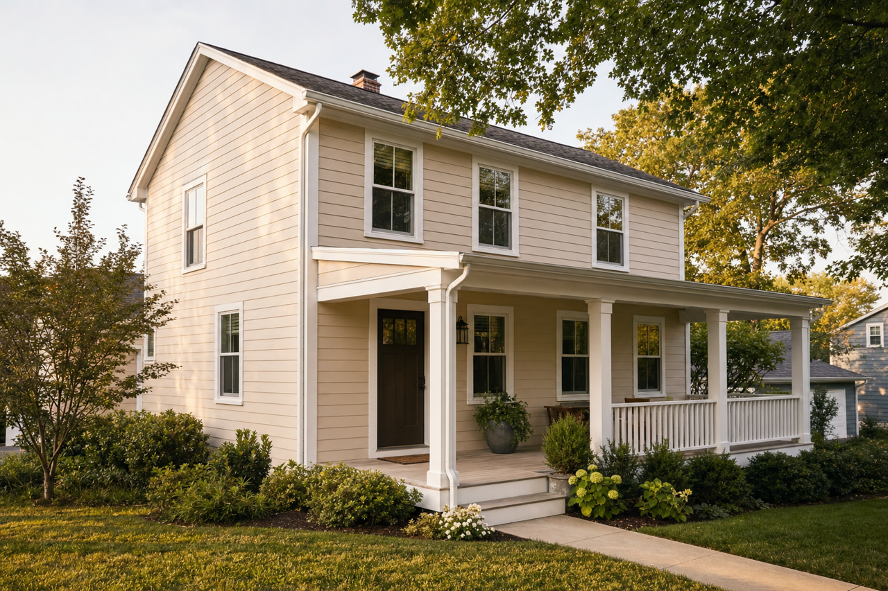 Cocoa by Benjamin Moore on exterior