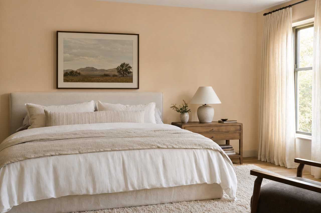 Cocoa by Benjamin Moore on interiors
