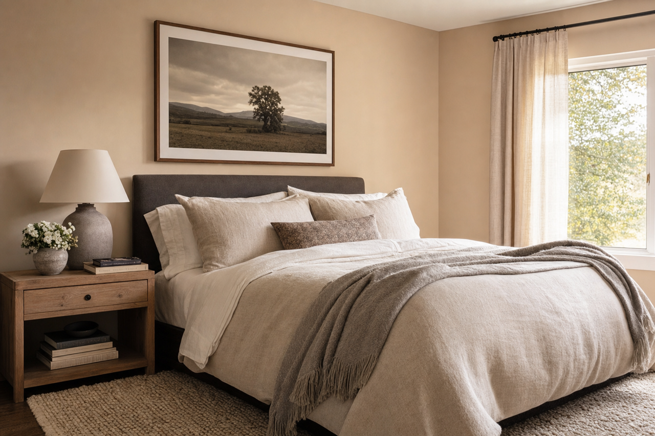 Chocolate Mousse by Benjamin Moore on interiors