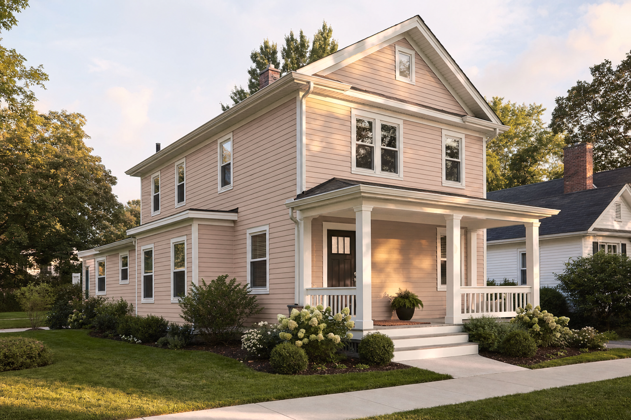 Broken by Benjamin Moore on exterior