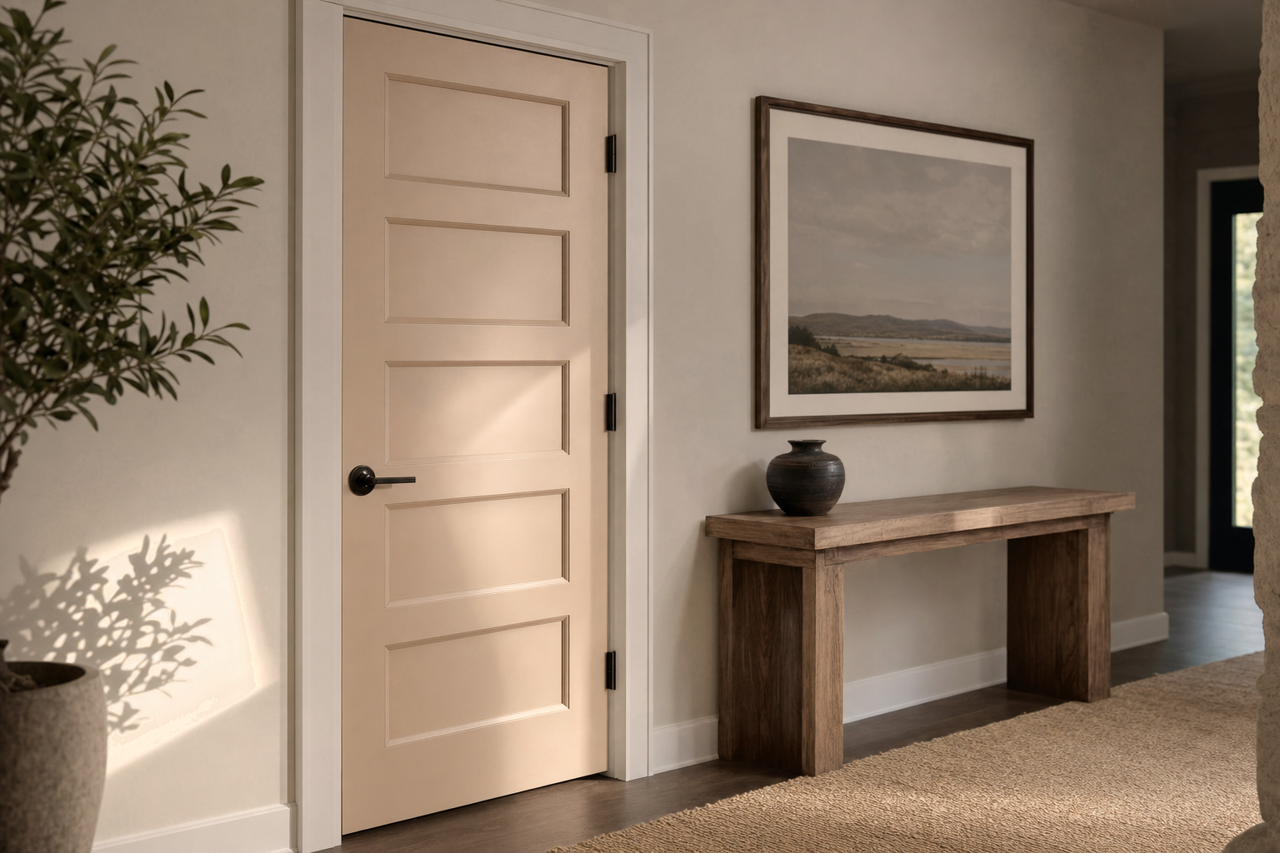 Broken by Benjamin Moore on interior-doors