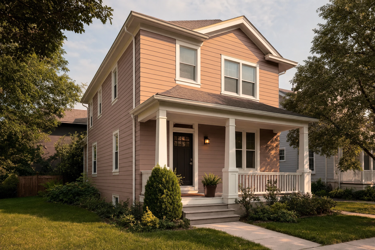 Firewood by Benjamin Moore on exterior