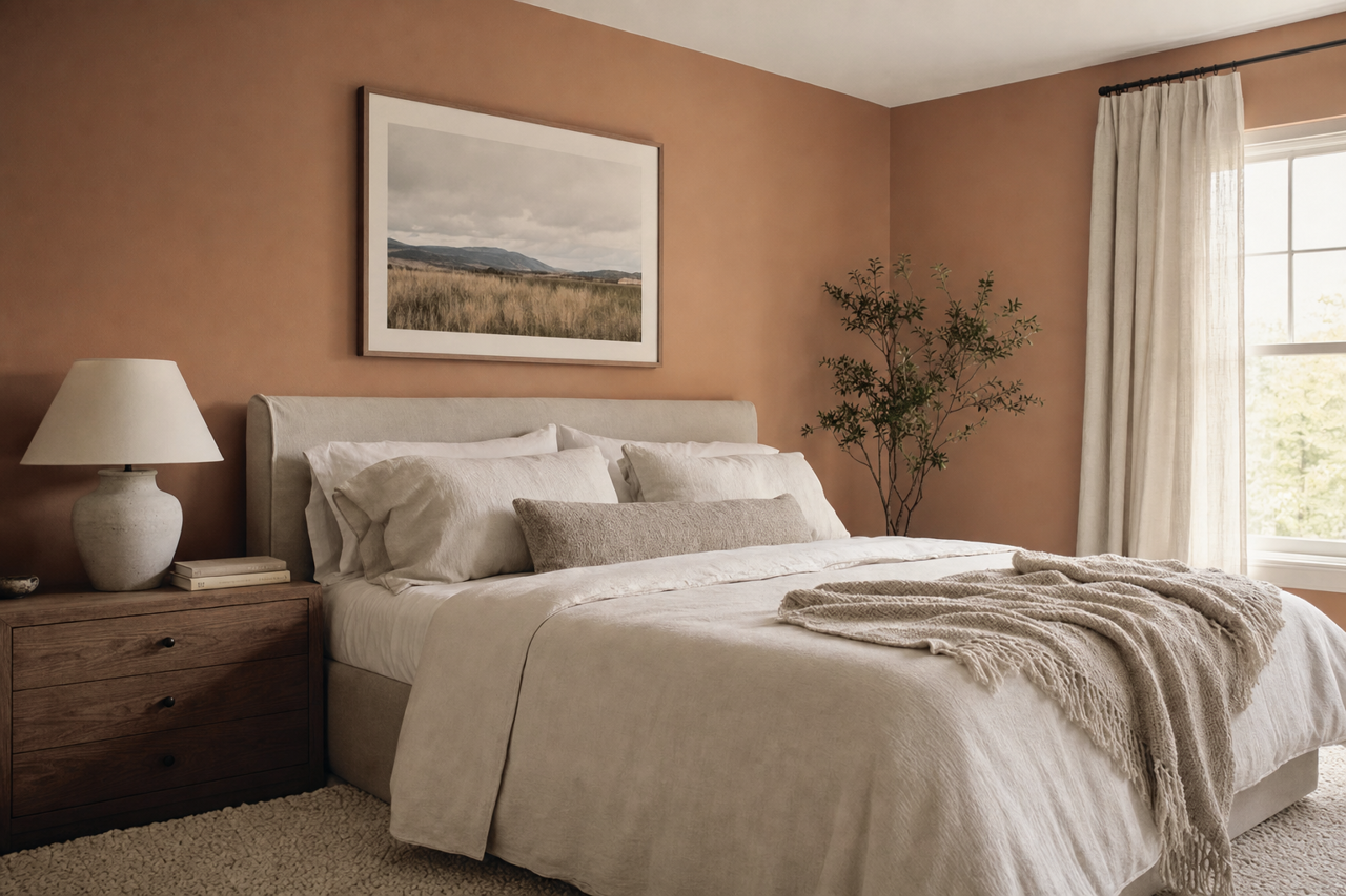 Spanish by Benjamin Moore on interiors