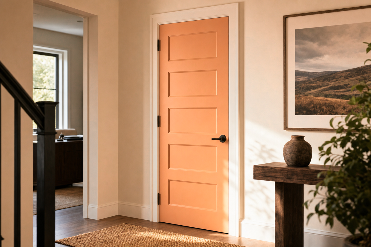 Sweet by Benjamin Moore on interior-doors