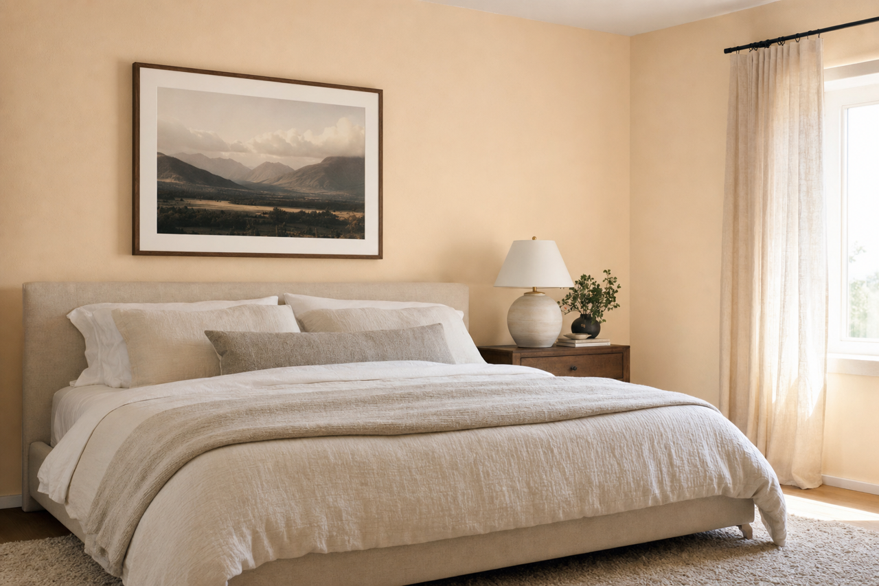 Brandy Cream by Benjamin Moore on interiors
