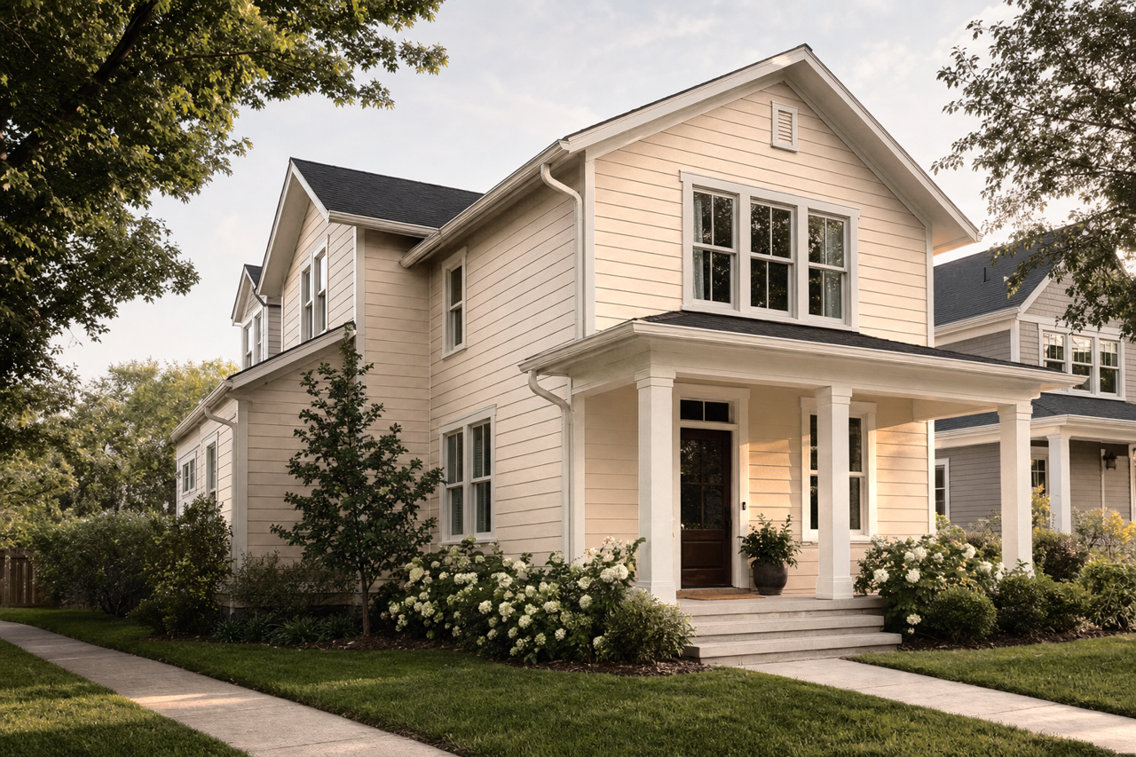Bar by Benjamin Moore on exterior