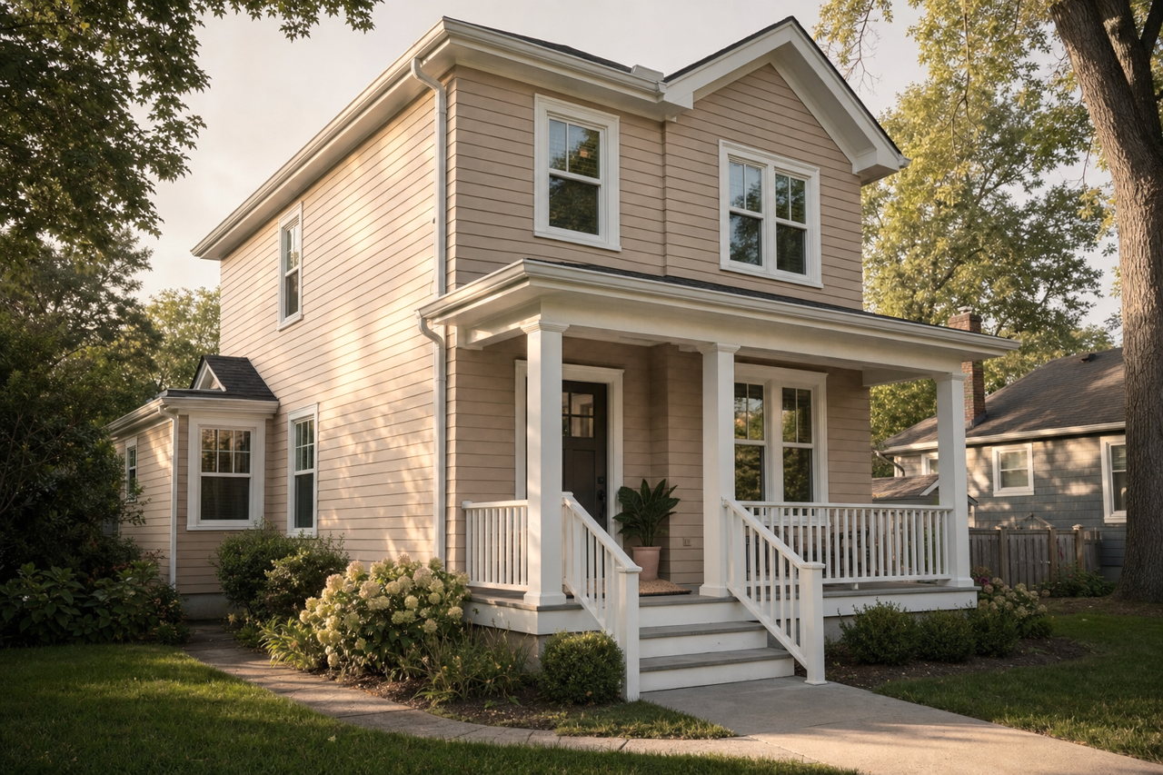 Hillsborough by Benjamin Moore on exterior