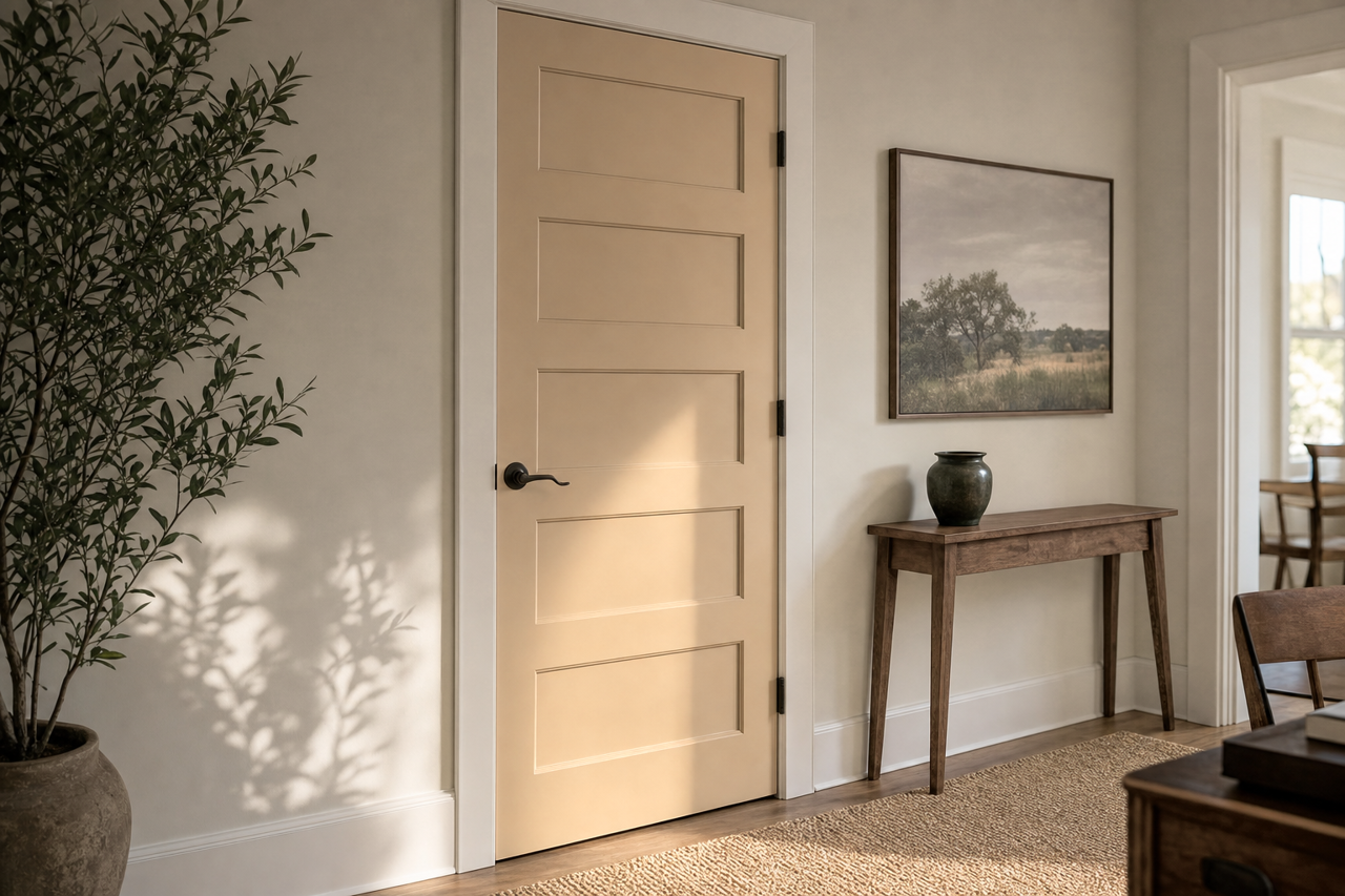 Hillsborough by Benjamin Moore on interior-doors