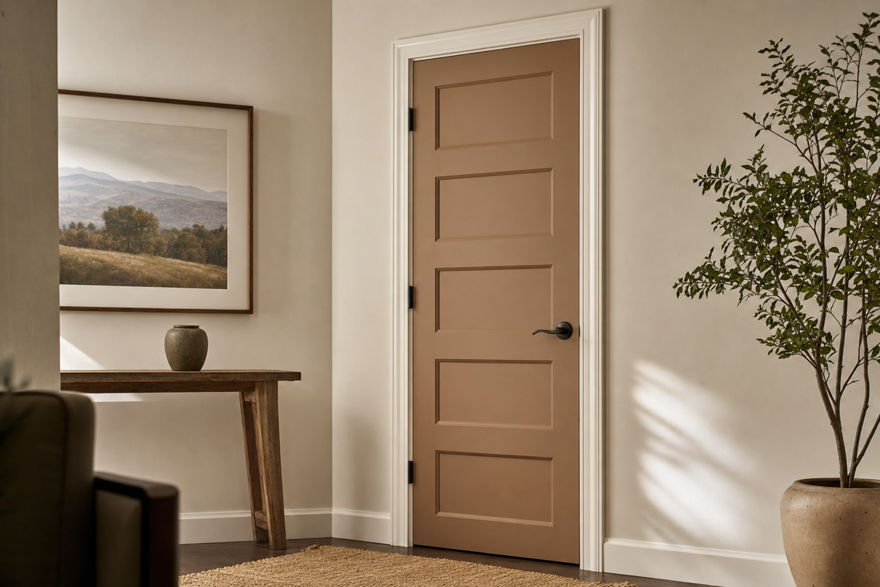 Cambridge Riverbed by Benjamin Moore on interior-doors