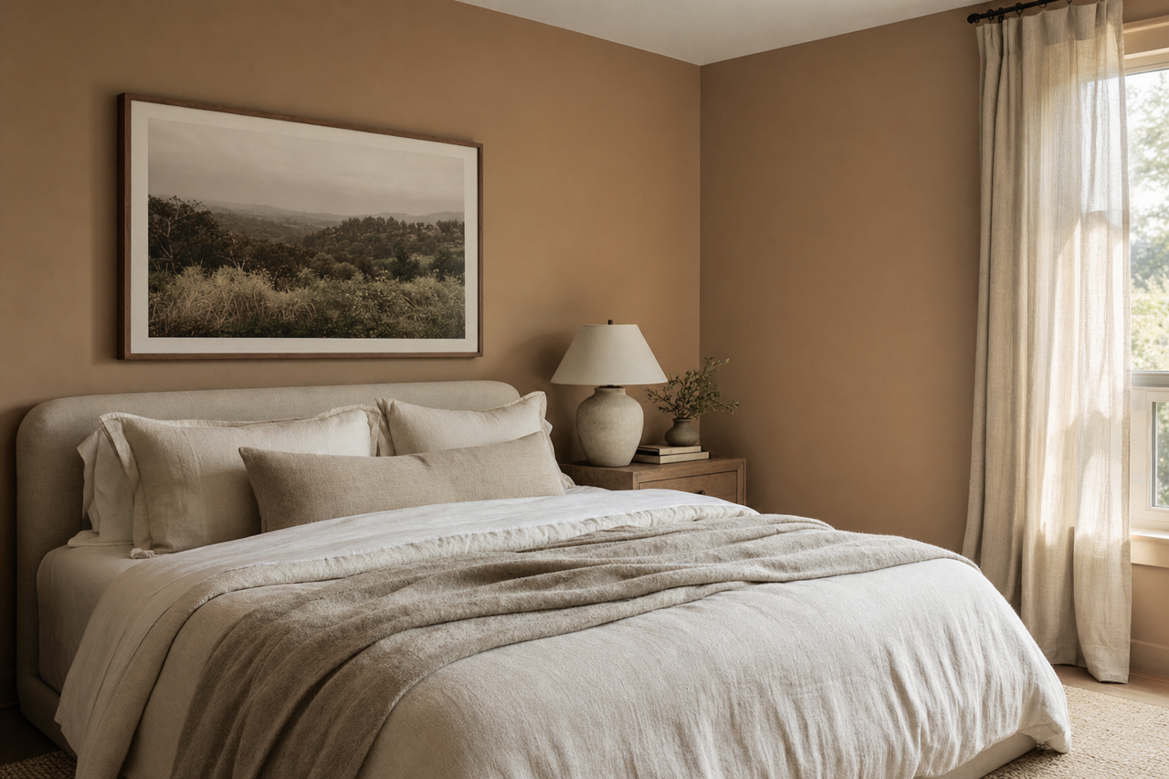 Cambridge Riverbed by Benjamin Moore on interiors