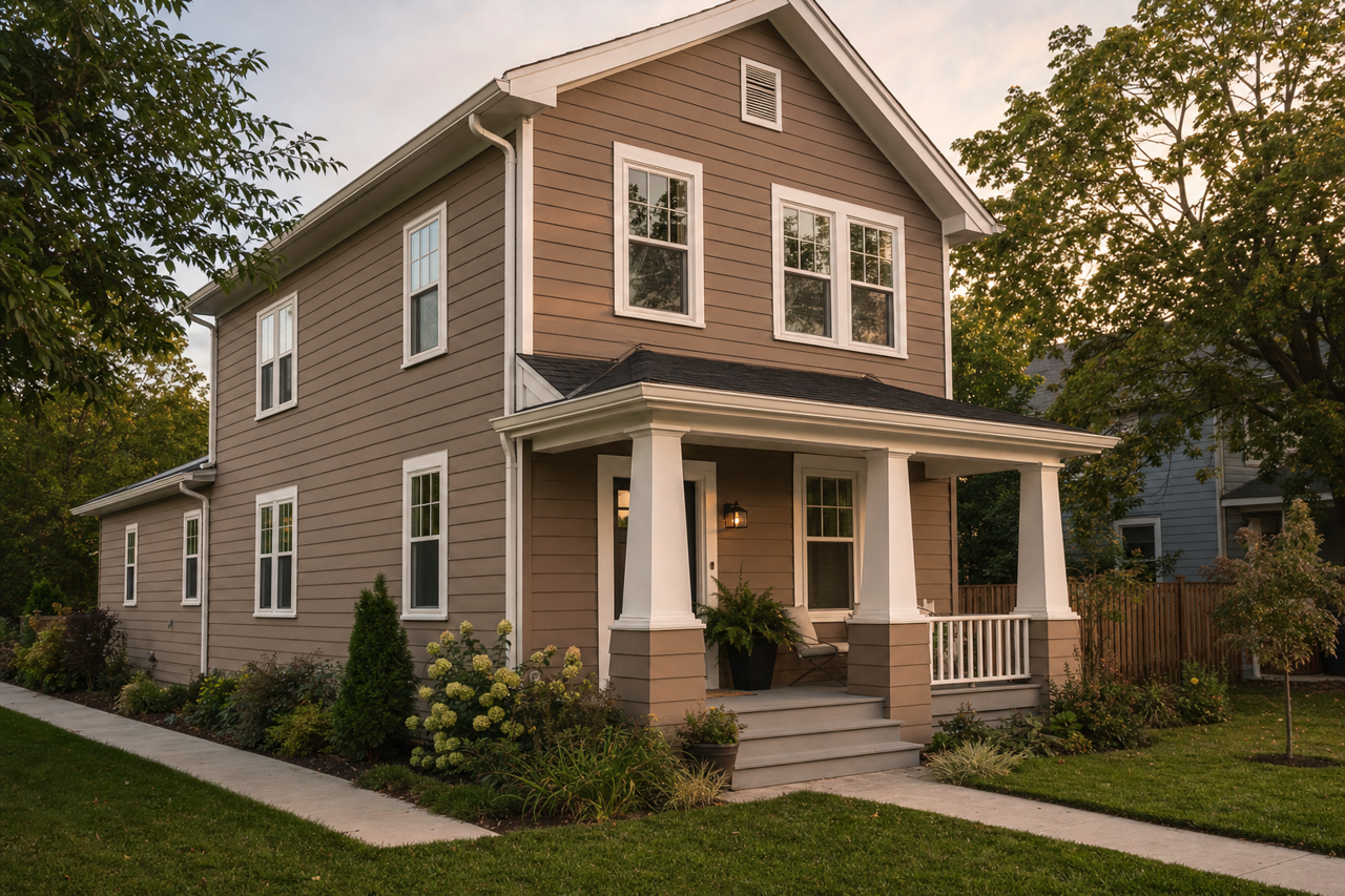 Deer Trail by Benjamin Moore on exterior