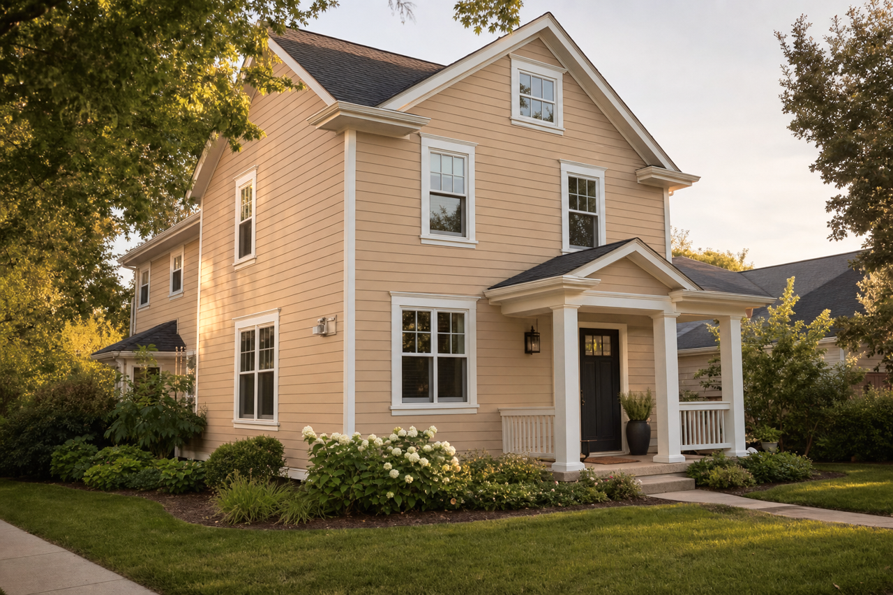 Scarecrow by Benjamin Moore on exterior