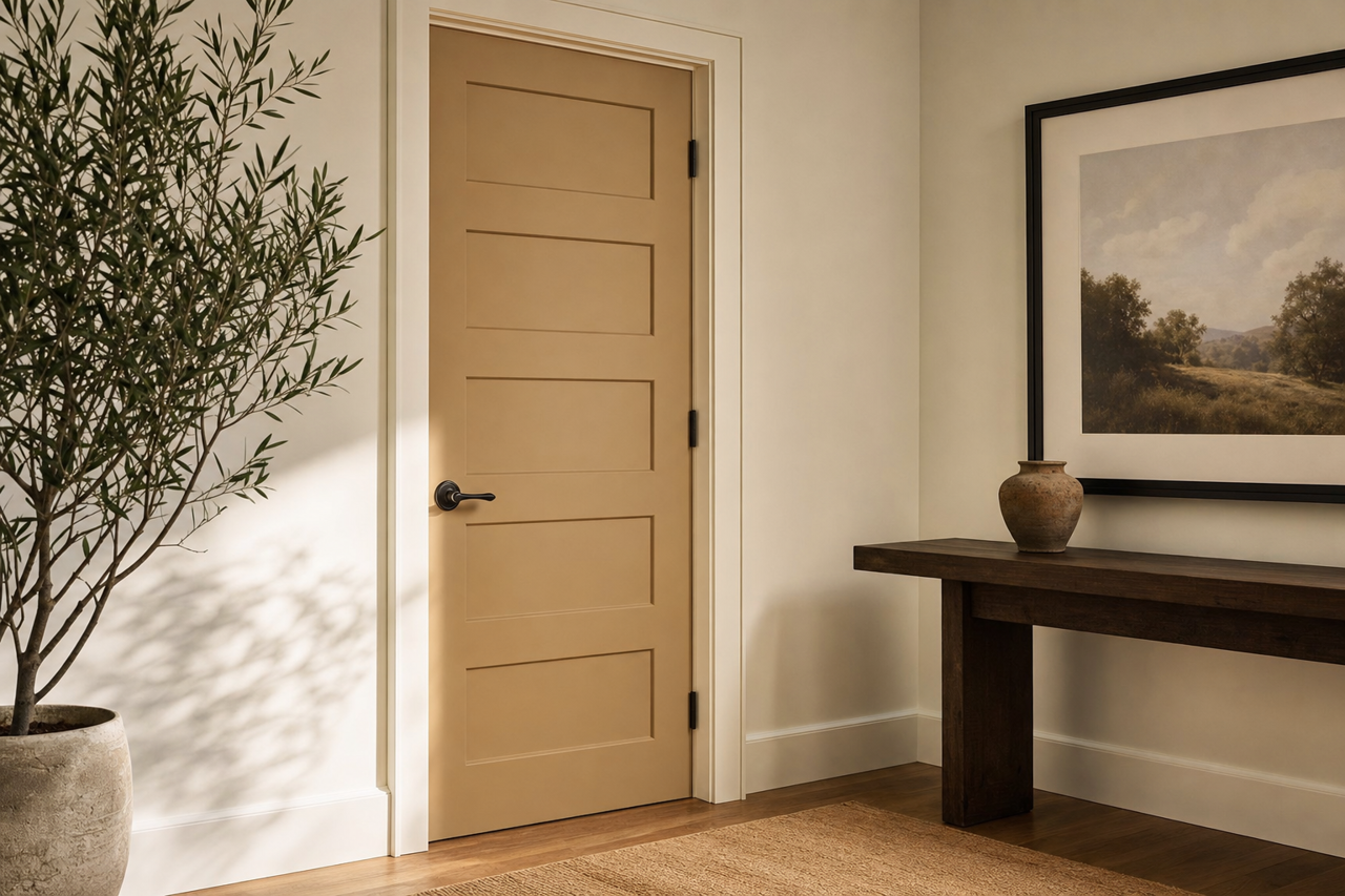 Scarecrow by Benjamin Moore on interior-doors