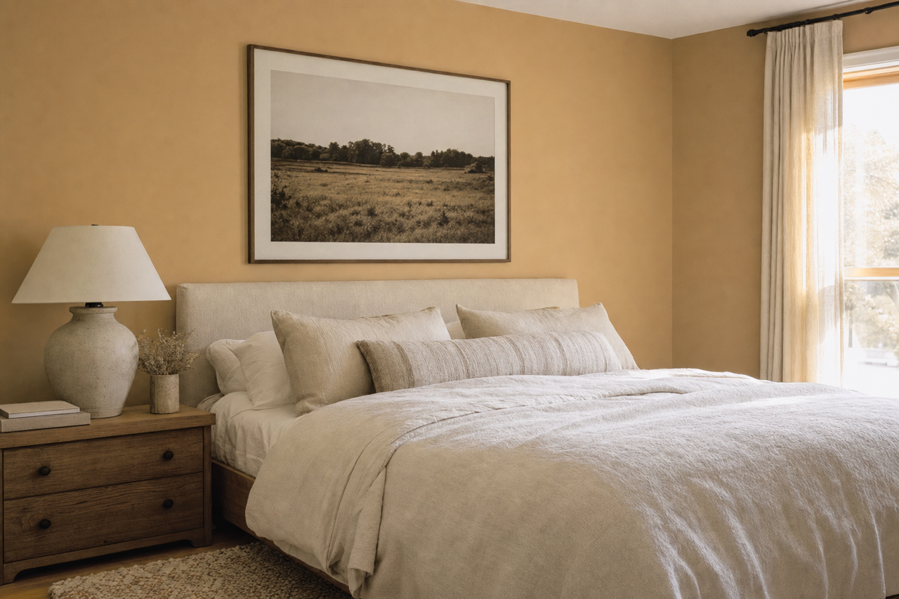 Scarecrow by Benjamin Moore on interiors