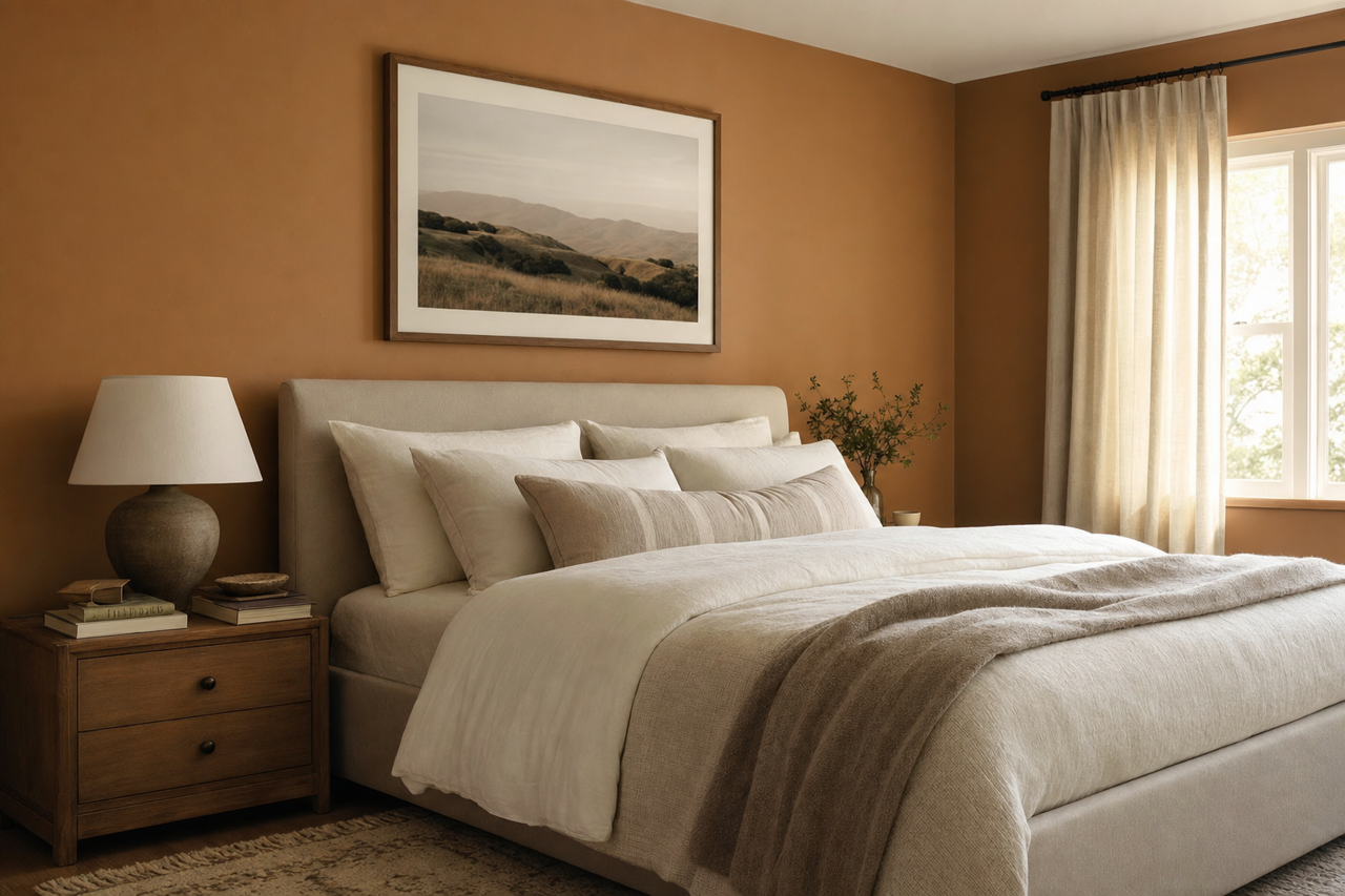 Blue Ridge Mountains by Benjamin Moore on interiors