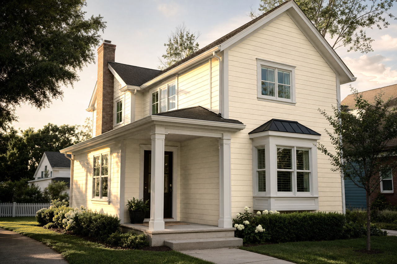 Lighthouse by Benjamin Moore on exterior