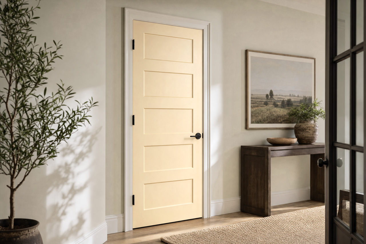 Lighthouse by Benjamin Moore on interior-doors