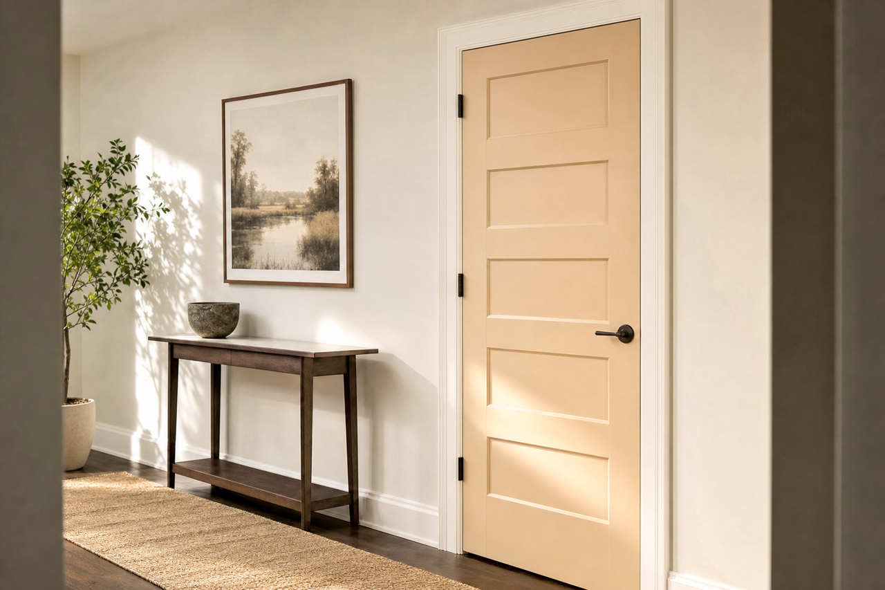 Sierra by Benjamin Moore on interior-doors