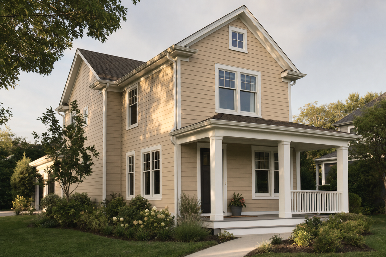 Sherwood by Benjamin Moore on exterior