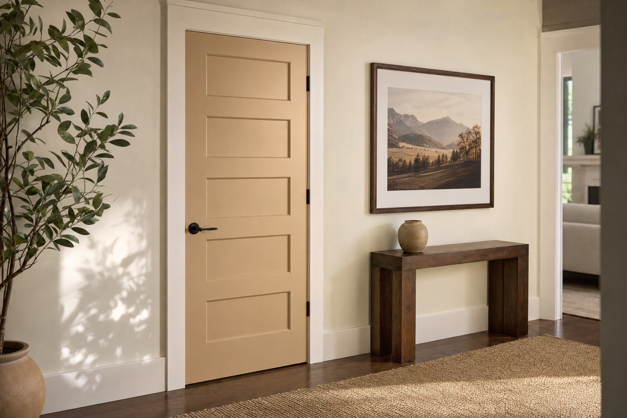 Sherwood by Benjamin Moore on interior-doors