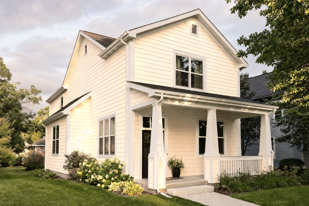 Mohair by Benjamin Moore on exterior