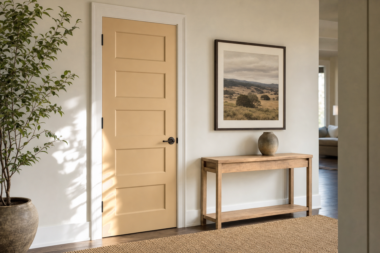 Brunswick by Benjamin Moore on interior-doors