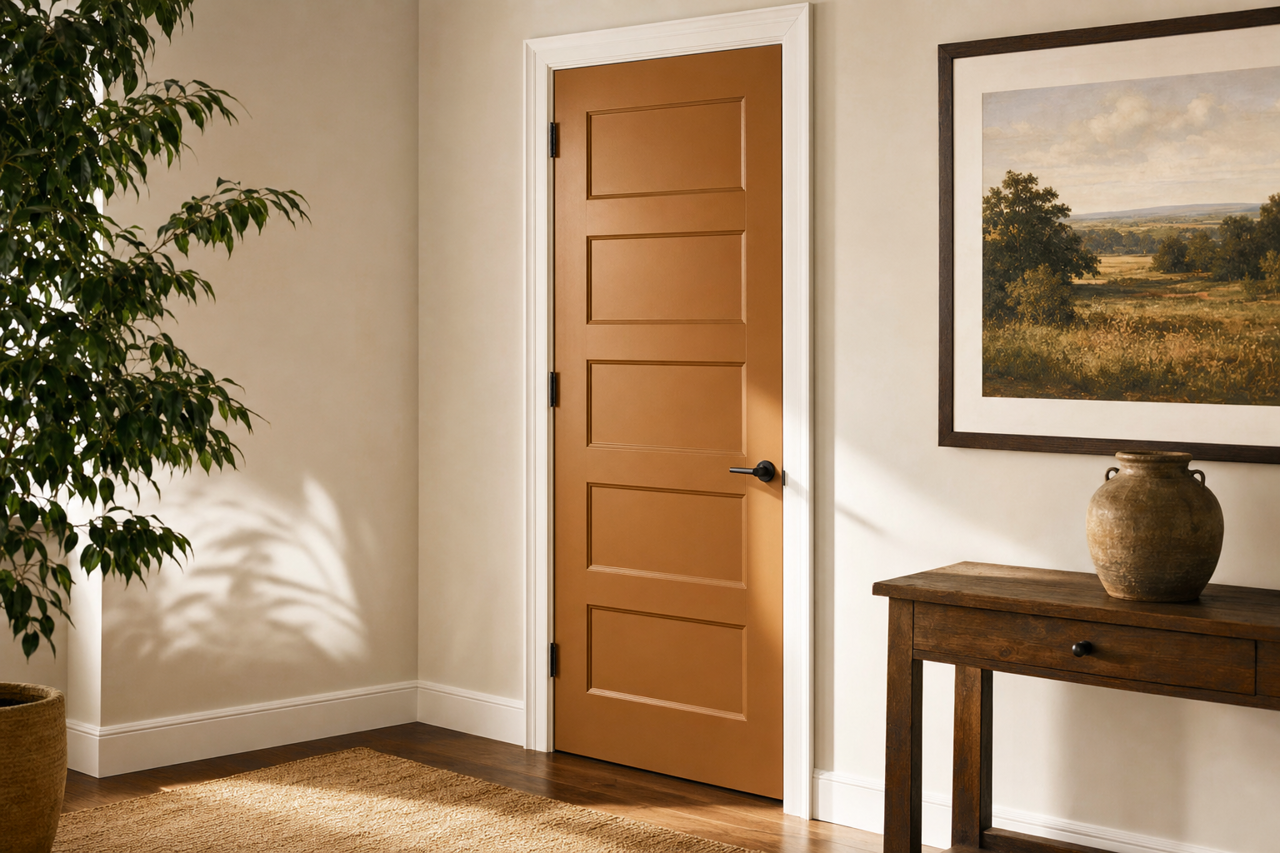 Gettysburgh by Benjamin Moore on interior-doors