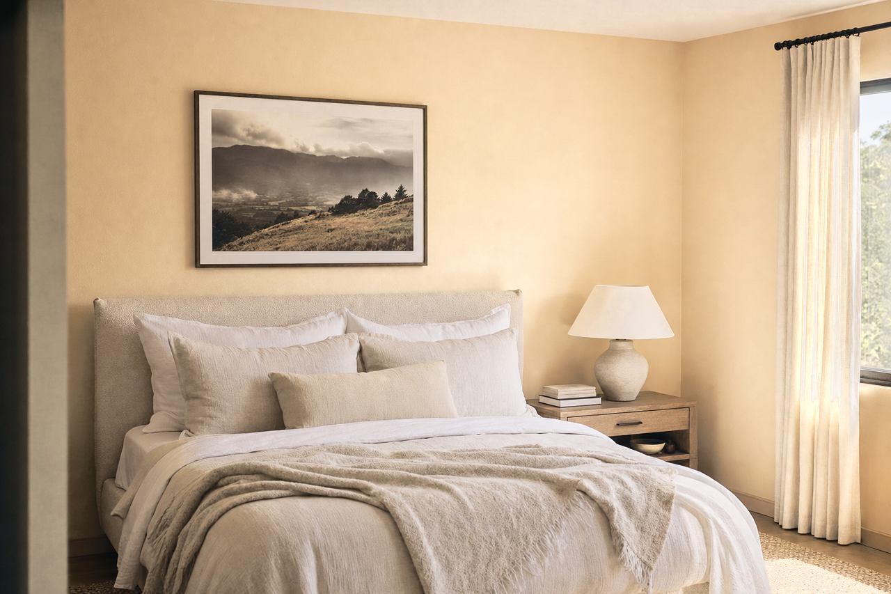 Blond Wood by Benjamin Moore on interiors