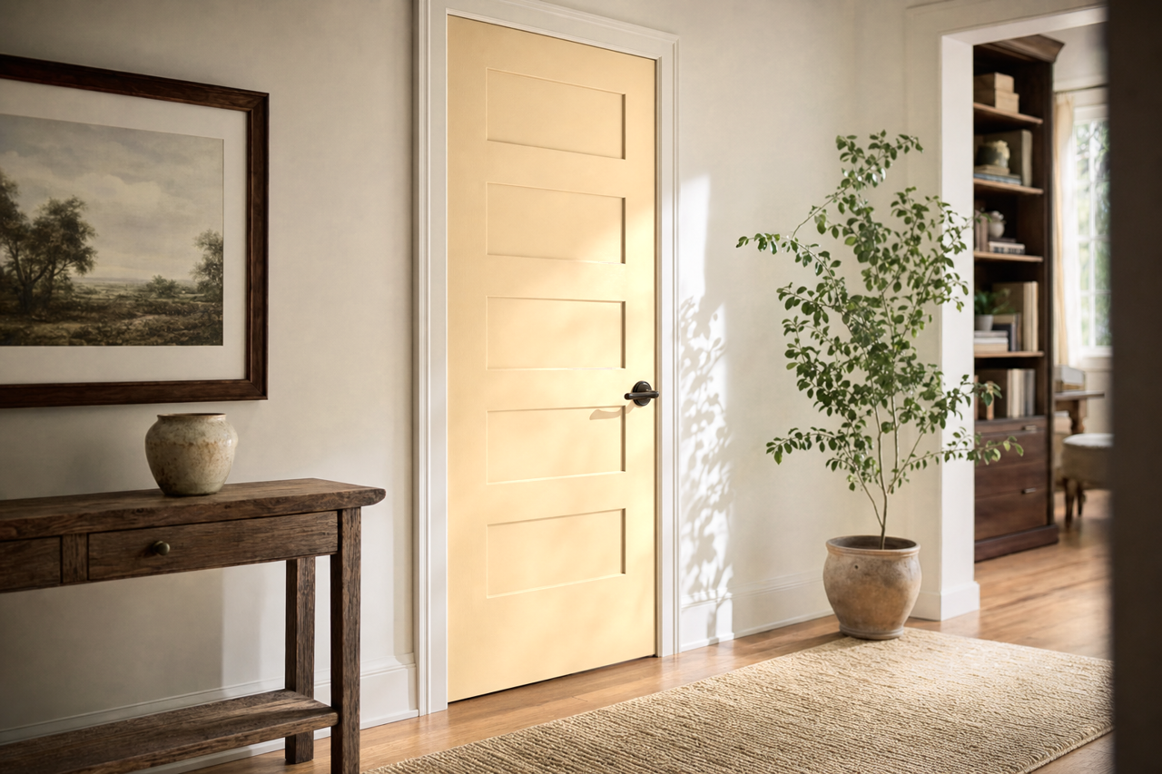 Squire by Benjamin Moore on interior-doors