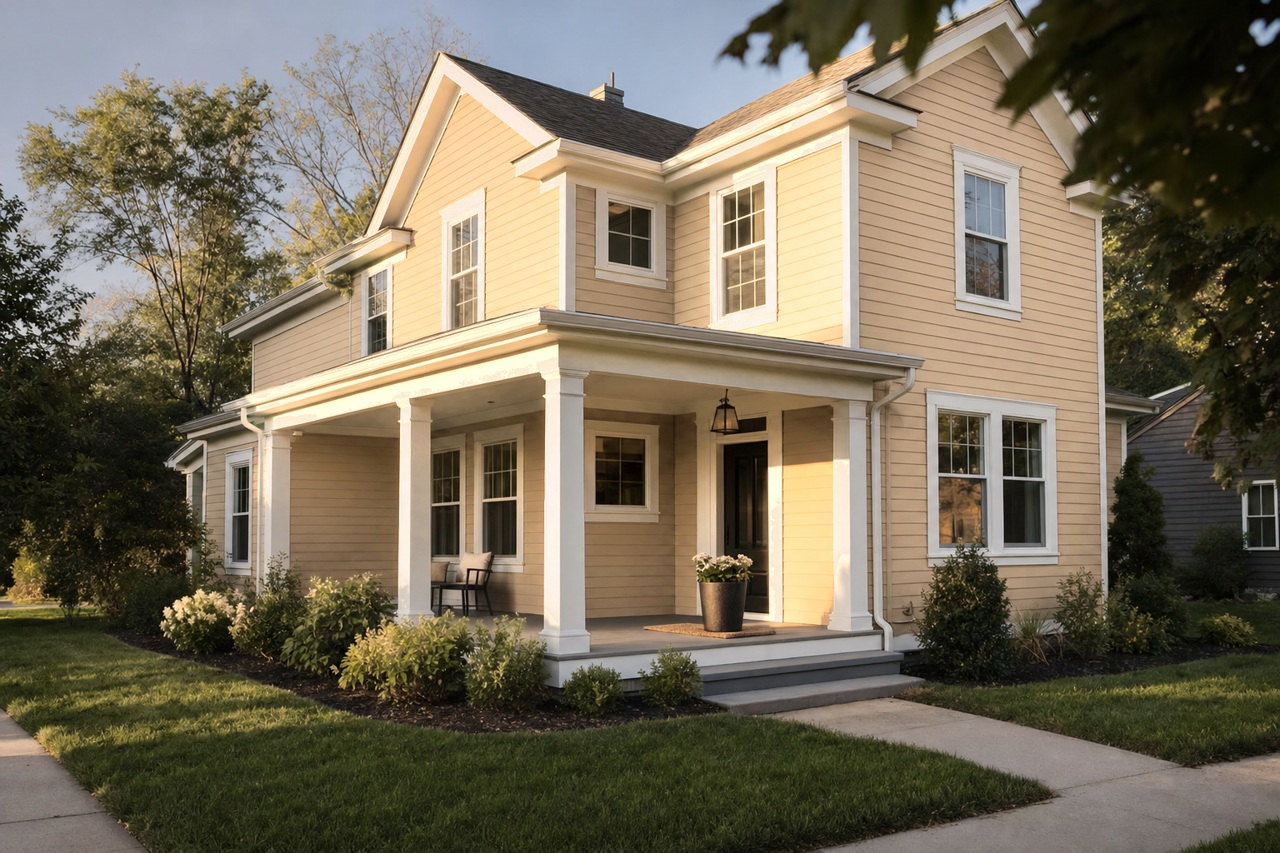 Twilight by Benjamin Moore on exterior