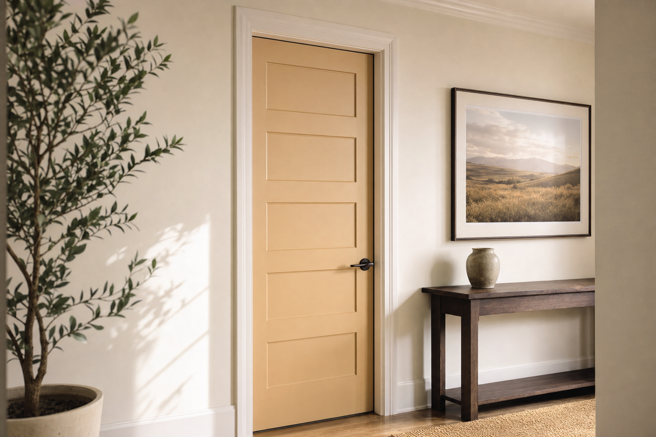 Twilight by Benjamin Moore on interior-doors