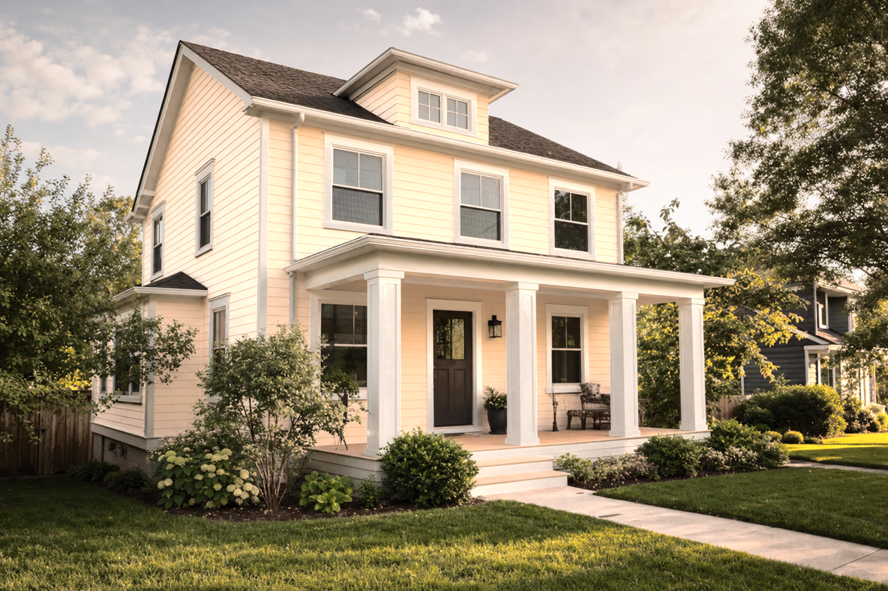 Wellesley by Benjamin Moore on exterior