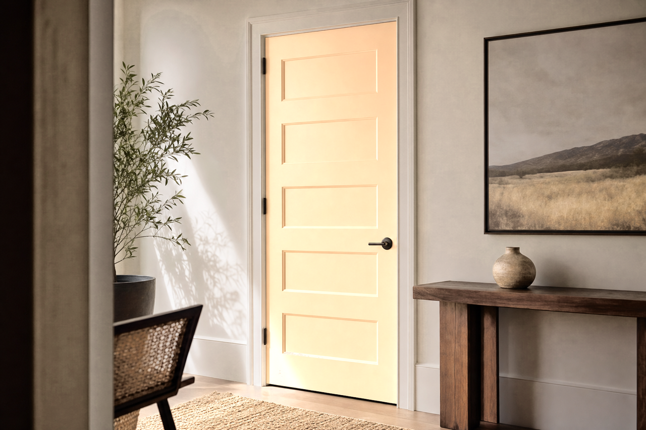 Wellesley by Benjamin Moore on interior-doors