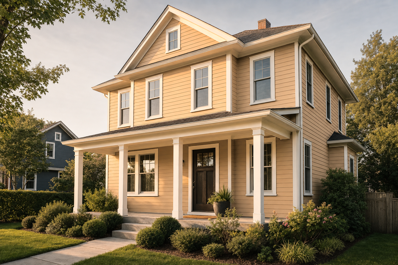 Barley by Benjamin Moore on exterior