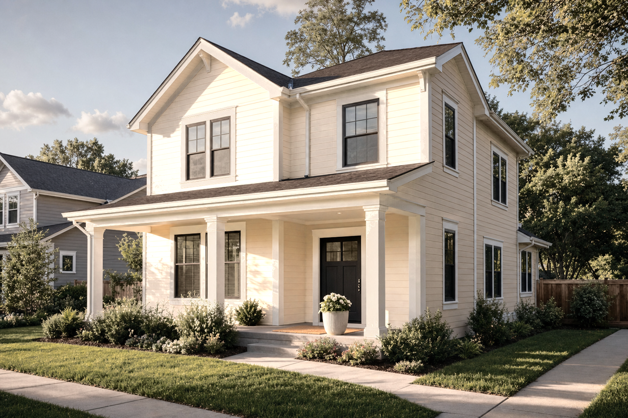 Sand Dunes by Benjamin Moore on exterior