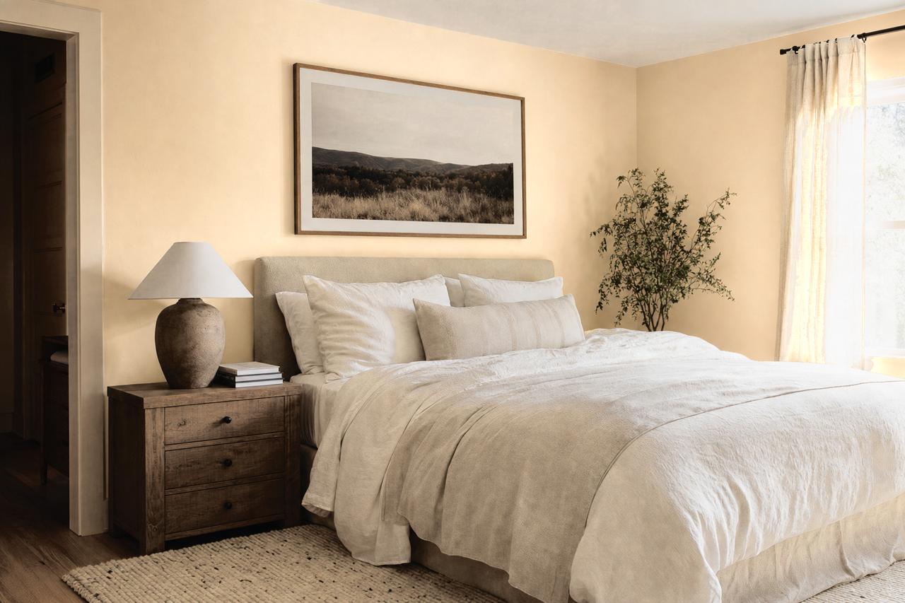 Alpaca by Benjamin Moore on interiors
