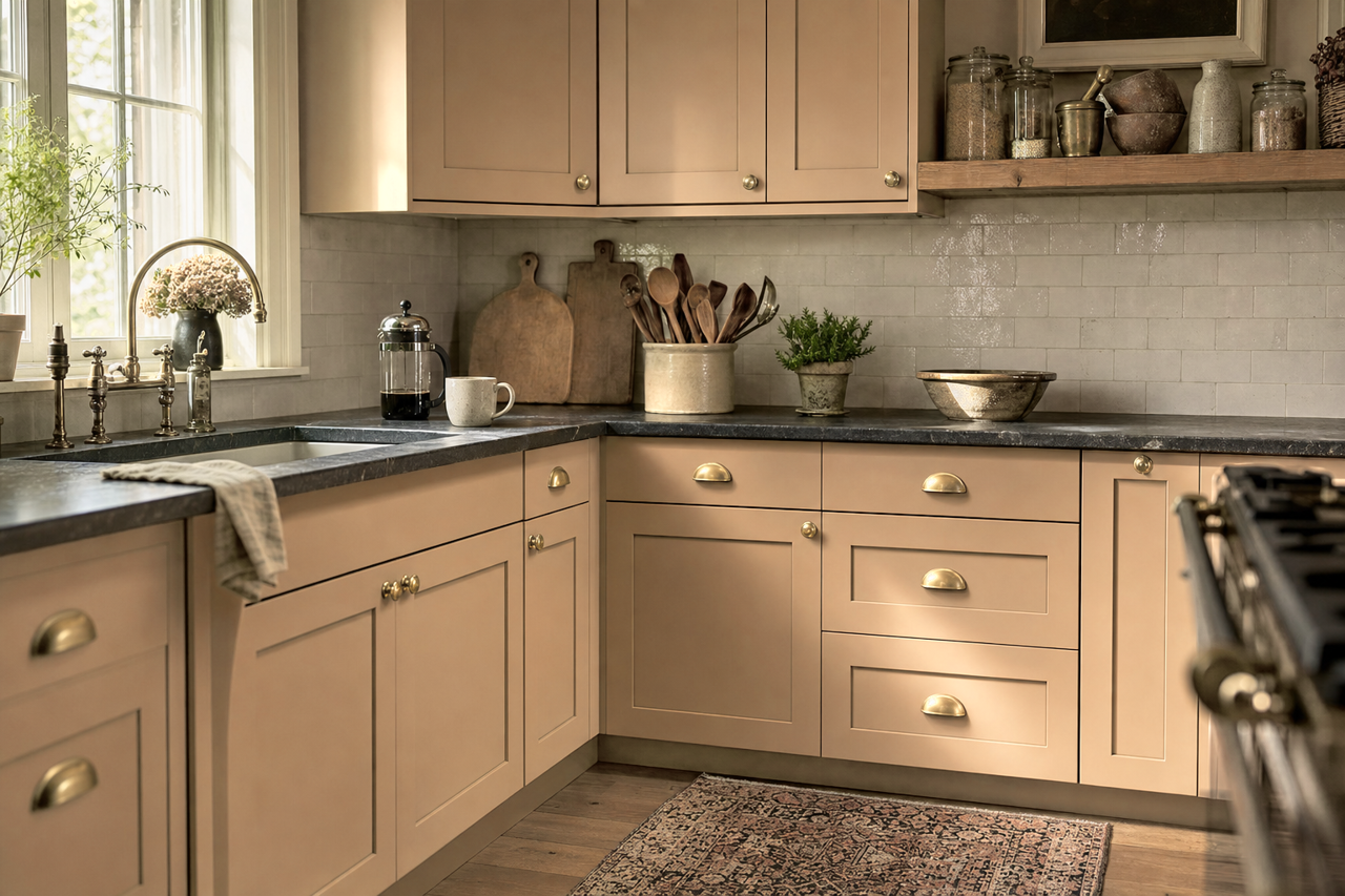 Great by Benjamin Moore on cabinets