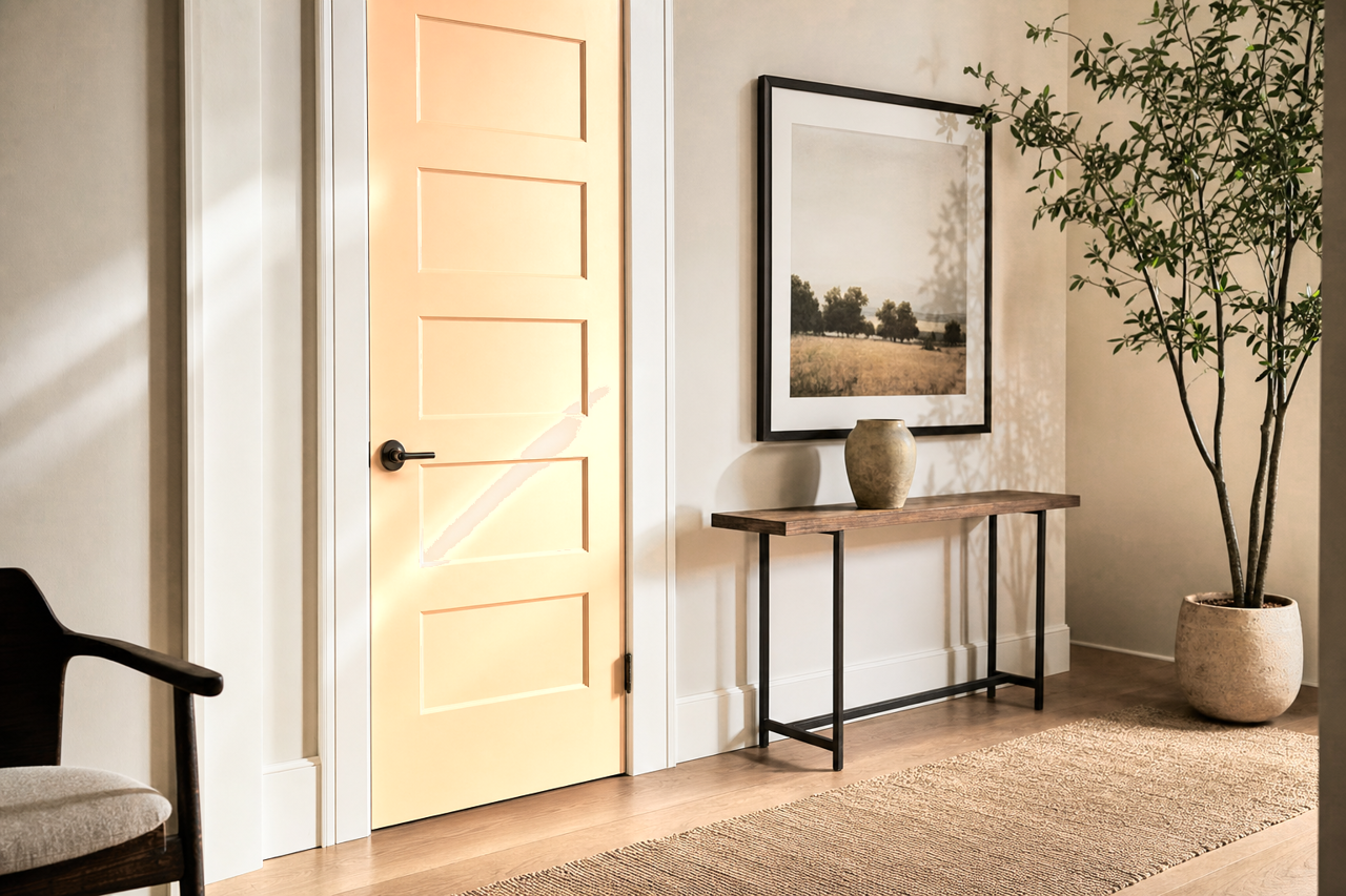 Desert by Benjamin Moore on interior-doors