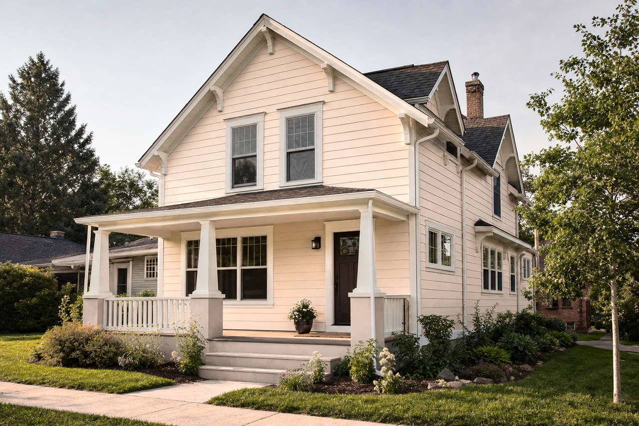 King by Benjamin Moore on exterior