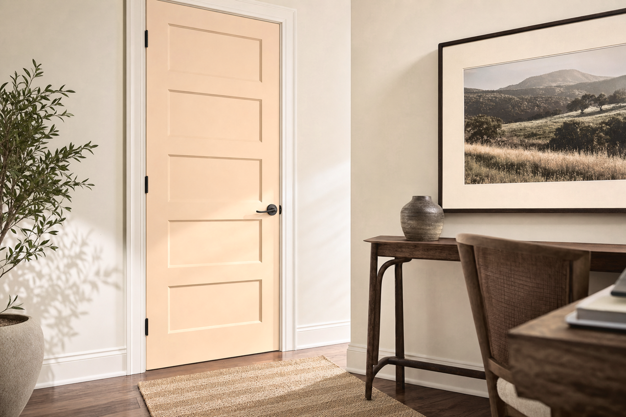 King by Benjamin Moore on interior-doors