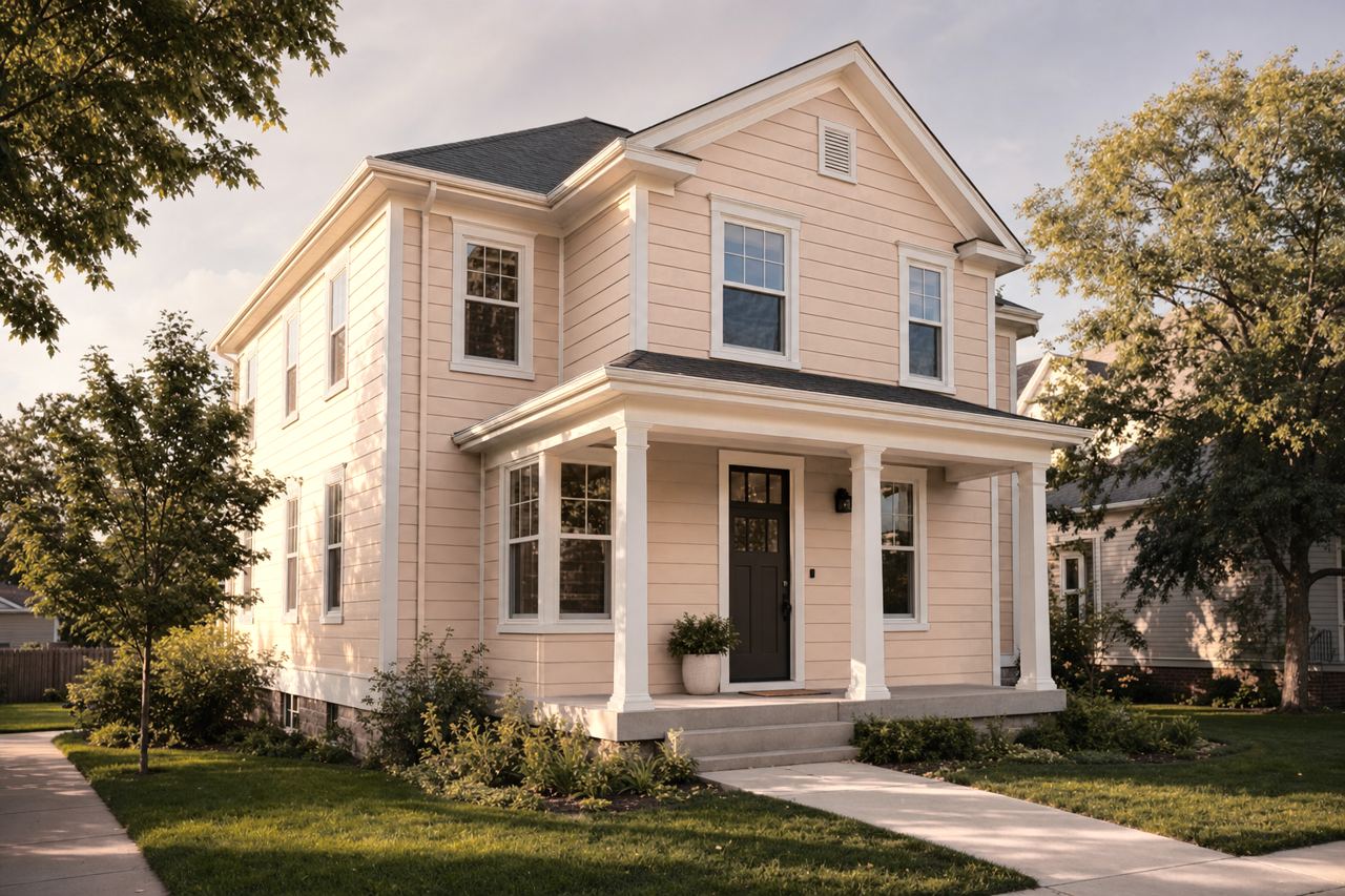 Cream Soda by Benjamin Moore on exterior