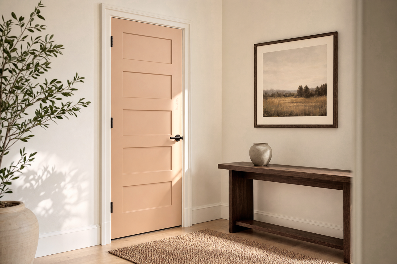Cream Soda by Benjamin Moore on interior-doors