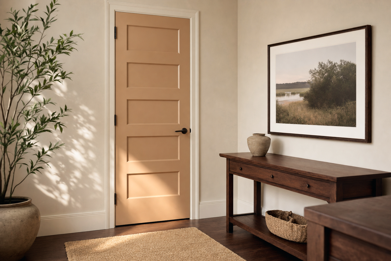 Beach by Benjamin Moore on interior-doors