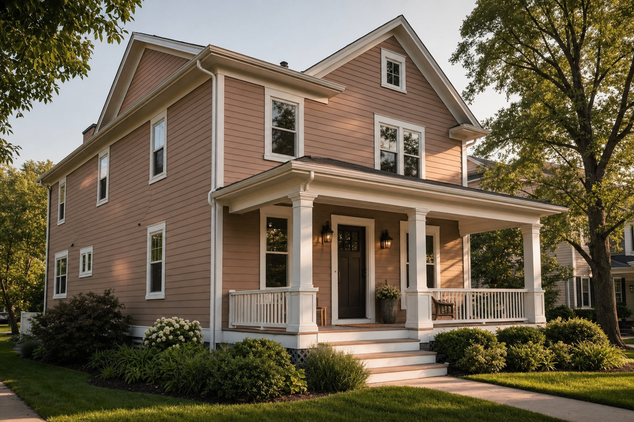 Lake by Benjamin Moore on exterior