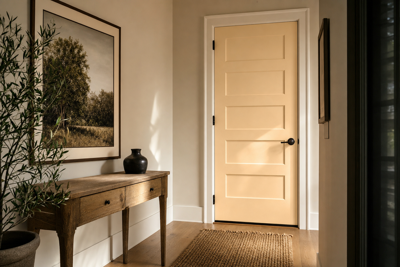 French by Benjamin Moore on interior-doors