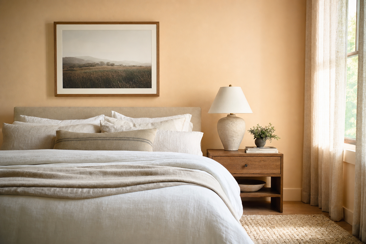 French by Benjamin Moore on interiors