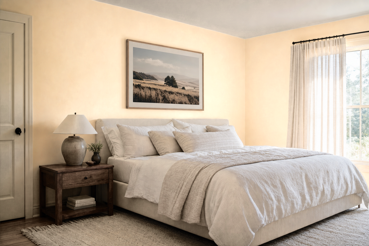 Creamy by Benjamin Moore on interiors