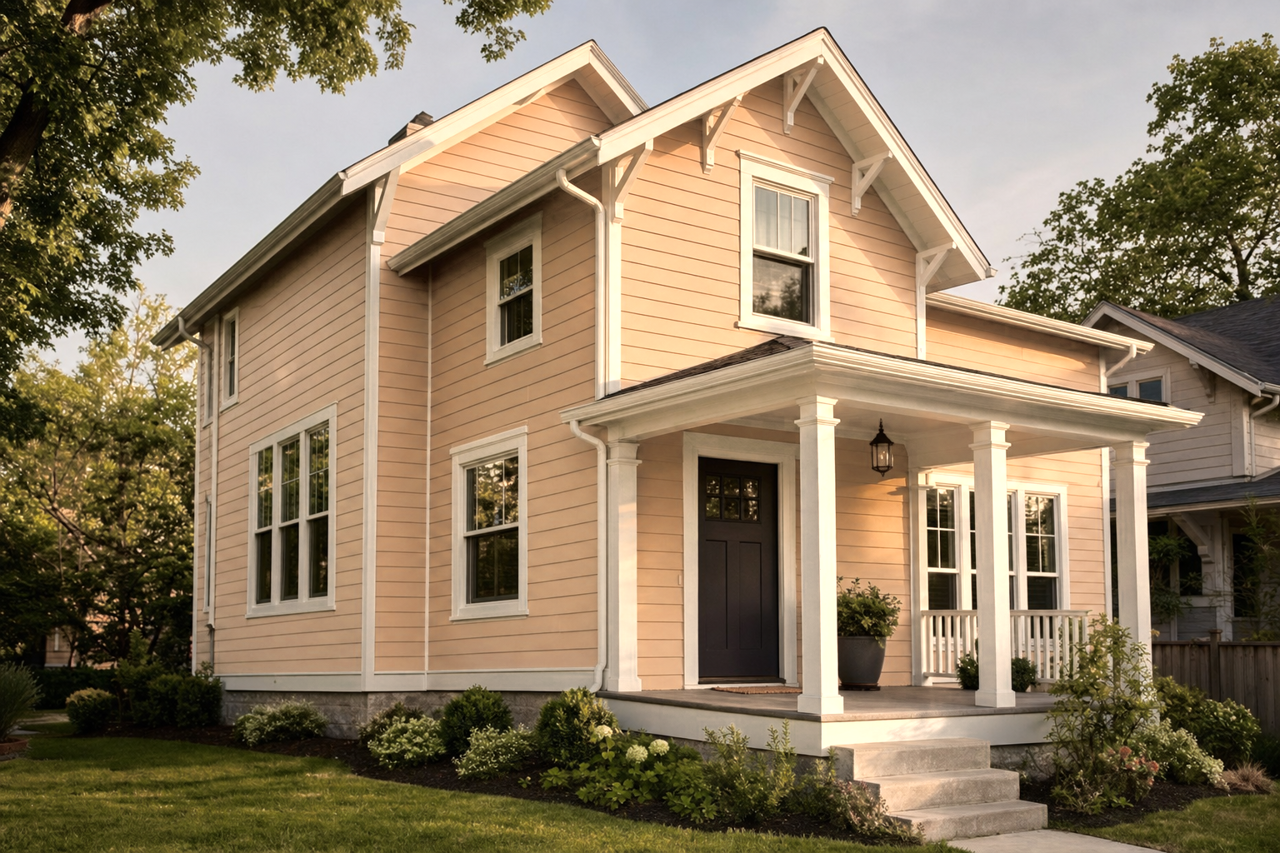 Chilled by Benjamin Moore on exterior