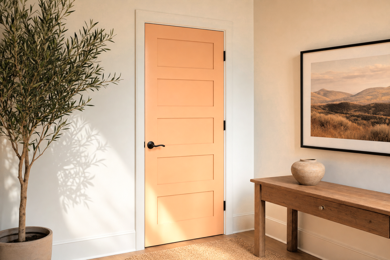 Canyonlands by Benjamin Moore on interior-doors