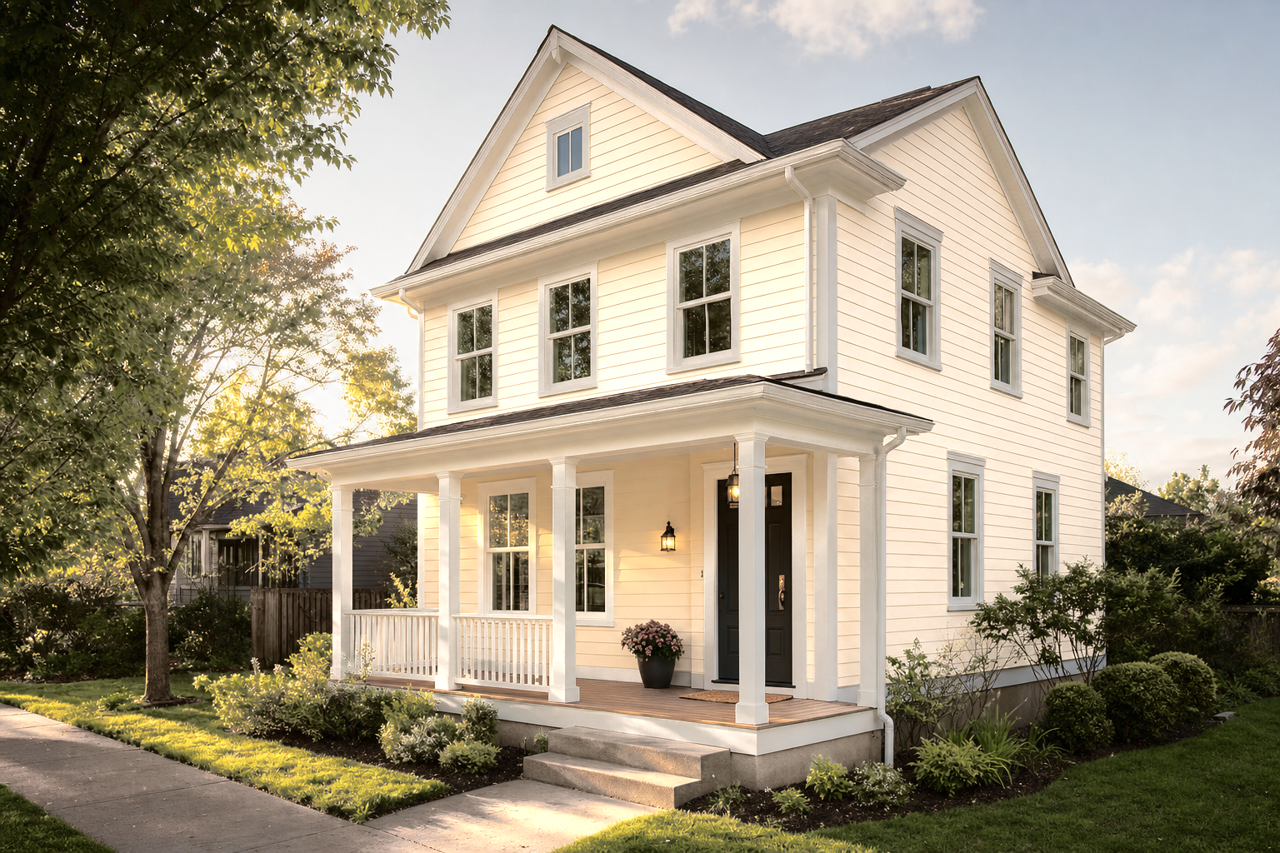 Barbados Sand by Benjamin Moore on exterior